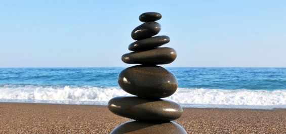 Pyramid from stones which is on sea coast - Doctor Mosaraf Ali